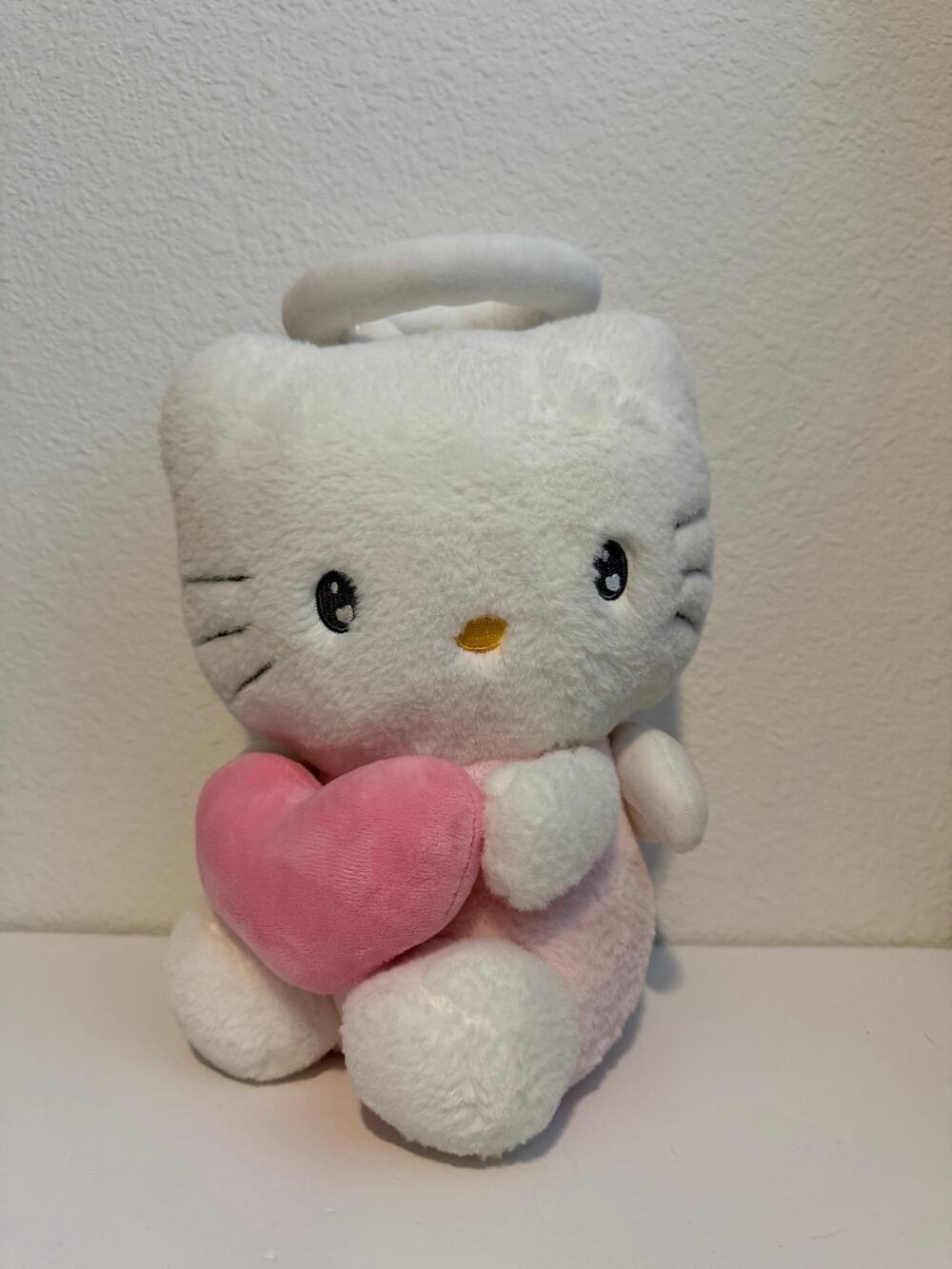 Sanrio Plush Doll Series ANGEL HELLO KITTY 10" Stuffed **Missing bow**